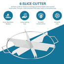 Round Pizza Cake Cutter Stainless Steel Pie Divider for Even Equal Slices Use