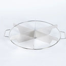 Round Pizza Cake Cutter Stainless Steel Pie Divider for Even Equal Slices Use