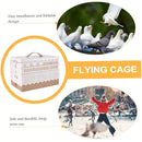 Pigeon Cage Foldable Plastic Homing Pigeon Crate Carrier Training Transport Box