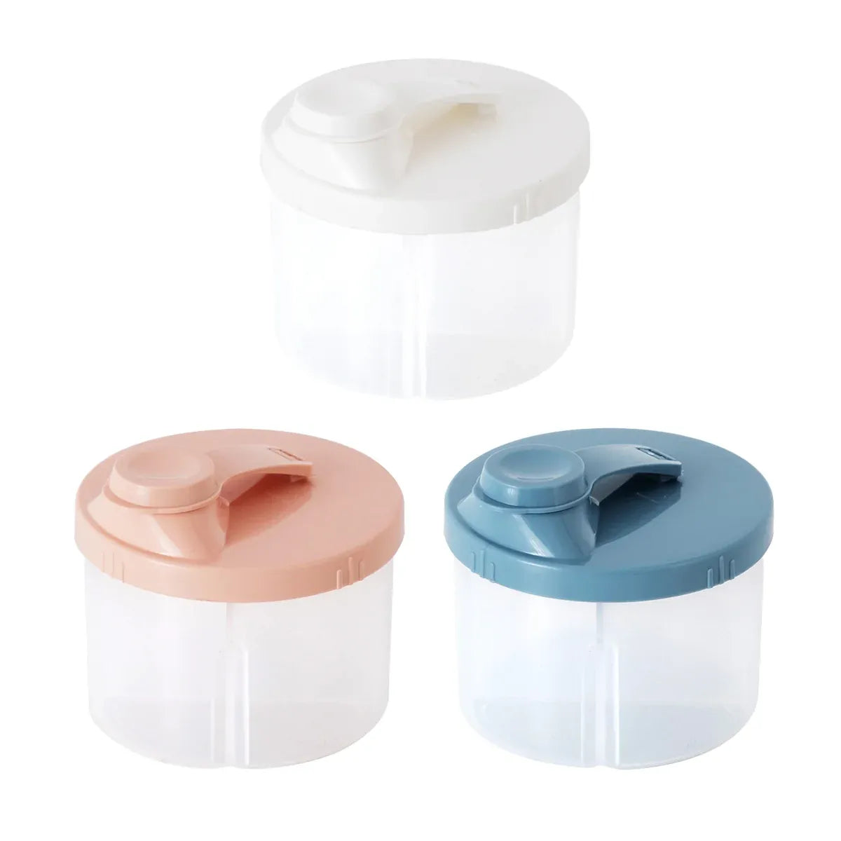 3Pcs Portable Pill Organizer Weekly Medicine Compartment Box Travel Daily Use - White