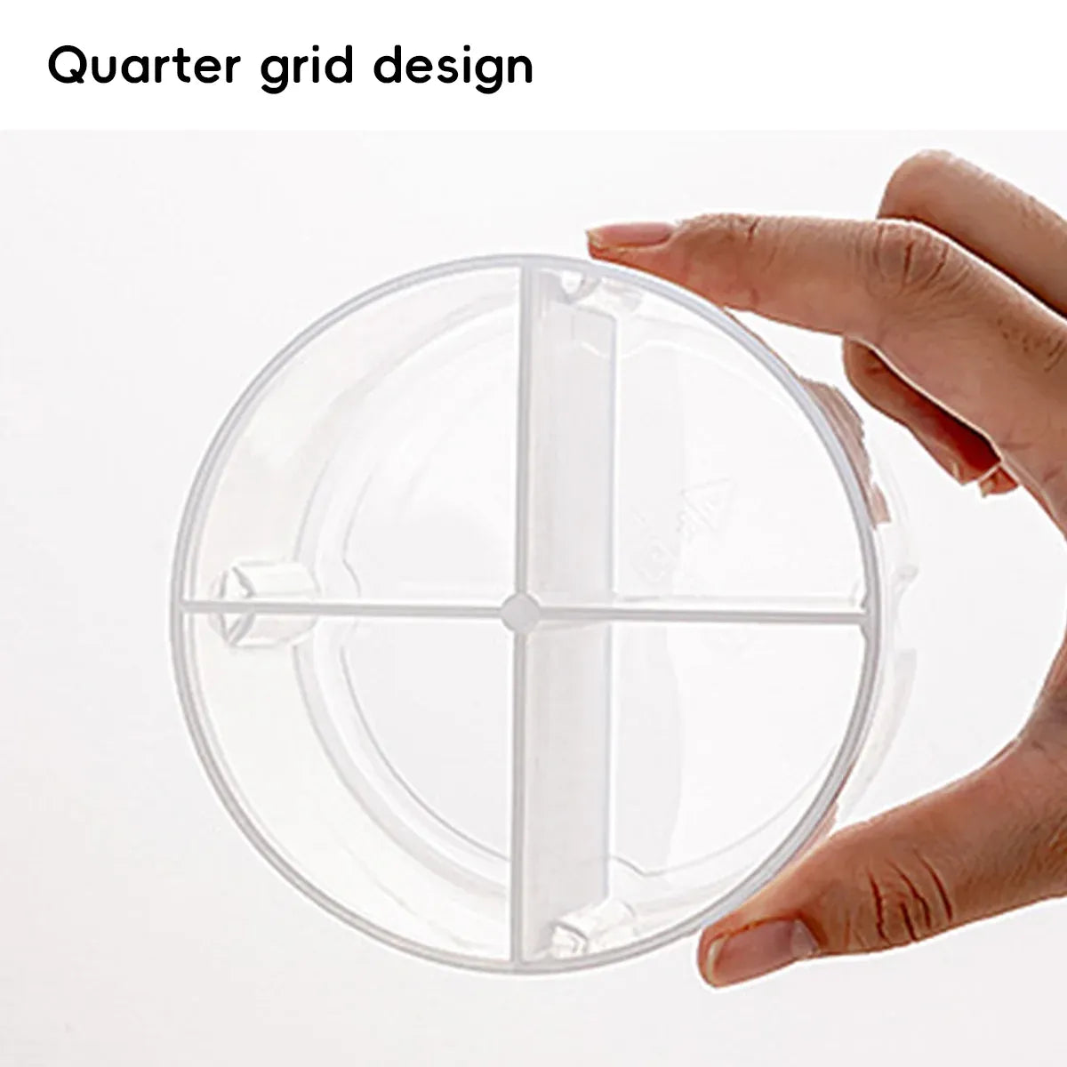 3Pcs Portable Pill Organizer Weekly Medicine Compartment Box Travel Daily Use - White