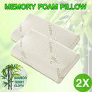1/2PCS Memory Foam Neck Pillow Wavy Contour Slow Rebound Pillow - 55x35x11cm-1pc