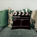 4-Piece 45 cm Retro Cinema Cushion Cover Set
