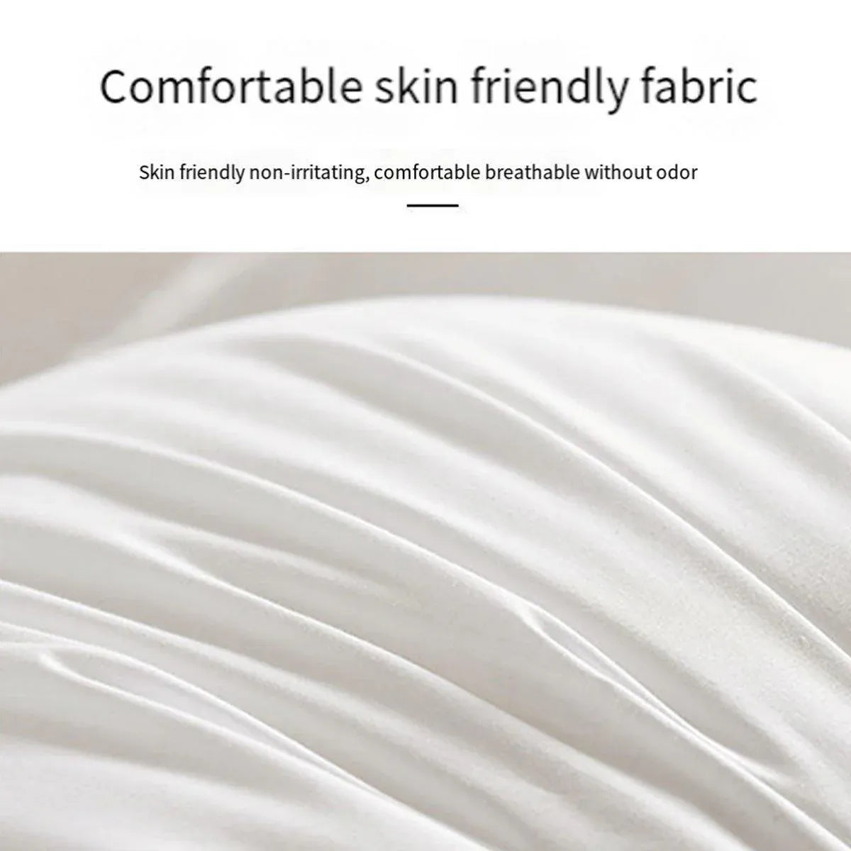2pcs High Quality Square Pillow Inserts Soft Cushion Fillers Hotel Grade Use - 60x60cm