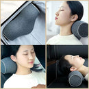 Ergonomic Memory Foam Neck Support Pillow Soft Cotton Cover for Home and Travel