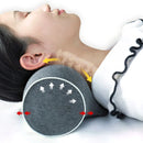 Ergonomic Memory Foam Neck Support Pillow Soft Cotton Cover for Home and Travel