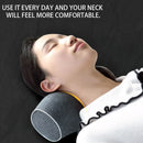 Ergonomic Memory Foam Neck Support Pillow Soft Cotton Cover for Home and Travel