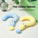Soft Plush Pet Pillow for Dogs Cats Sleeping Cuddle Pillow Comfort Cushion - Blue