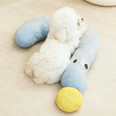 Soft Plush Pet Pillow for Dogs Cats Sleeping Cuddle Pillow Comfort Cushion - Blue
