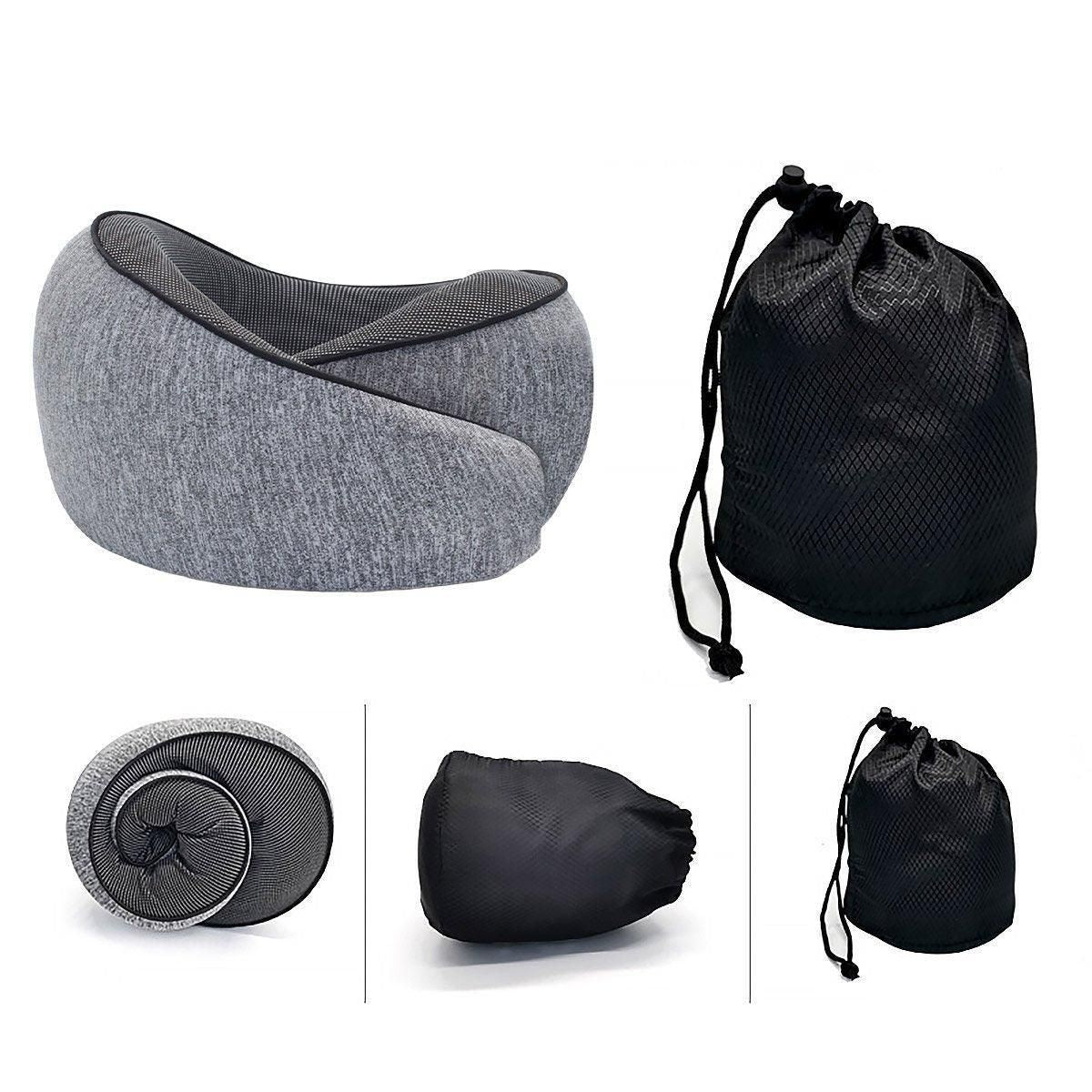 Neck Pillow for Travel Memory Foam Comfortable Breathable Soft U-Shaped