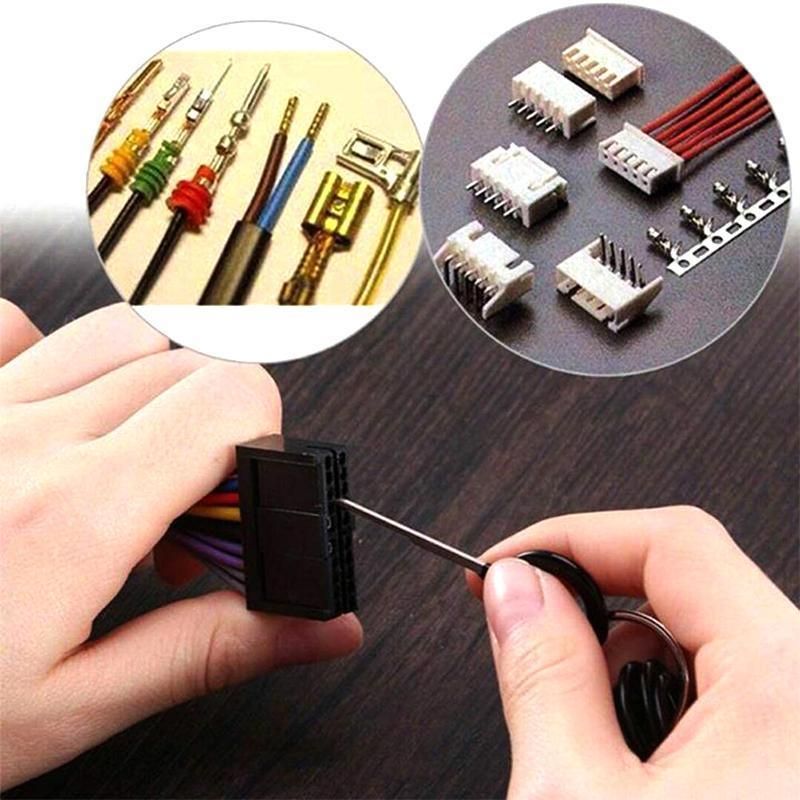 76Pcs/Set Pin Ejector Wire Kit Extractor Auto Terminal Removal Connector Tool