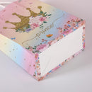 30pcs Pink Romantic Flower Tote Bag Cowhide Paper Elegant Design Gift Bag - Pink