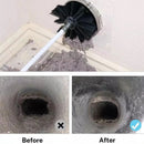 Pipe Cleaning Brush Nylon Head Rod Duct Cleaning Tool Solid Chimney Brush