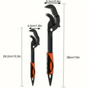 Pipe Wrench Quick Adjust Spanner Multi Functional Water Pipe Tool Heavy Duty - L