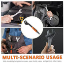 Pipe Wrench Quick Adjust Spanner Multi Functional Water Pipe Tool Heavy Duty - L