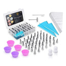 74PCS Piping Nozzle Set Baking Decorating Tools Icing Tips Kit For Cake Cupcake