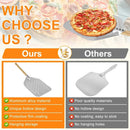 12inch Pizza Shovel with Wood Handle Non-Stick Pizza Peel Shovel Baking Tool