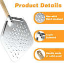 12inch Pizza Shovel with Wood Handle Non-Stick Pizza Peel Shovel Baking Tool