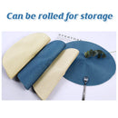 4PCS Table Mats Cup Mats Round Bowl Mats Heat Insulation Set for Household Use - Sapphire blue