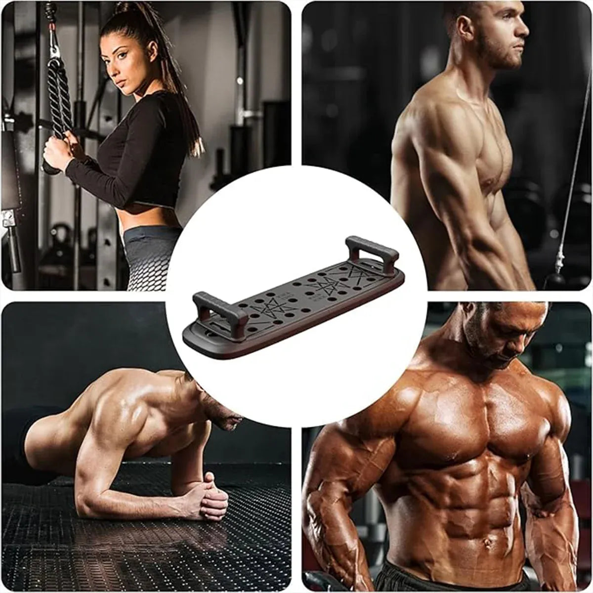 Push Up Board Home Gym Workout Equipment for Chest Arms Core Strength Training