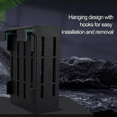 Hydroponic Plant Storage Rack Fish Tank Decoration Square Aquarium Basket Holder - Black