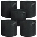 10 Pack Breathable Fabric Plant Grow Pots 2 to 20 Gallon Sizes - 10 Gallon-10PCS