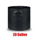 10 Pack Breathable Fabric Plant Grow Pots 2 to 20 Gallon Sizes - 20 Gallon-10PCS