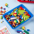 5-Piece Assorted Colour Plastic Tray Set