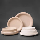 100x Biodegradable Sugarcane Paper Trays - Eco-Friendly & Durable for Food - 7inches-100pcs