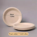 100x Biodegradable Sugarcane Paper Trays - Eco-Friendly & Durable for Food - 9inches-100pcs
