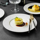 Ceramic Steak Vegetable Dessert Salad Plate Home Dinner Plate Kitchen Dining - 10.5inch