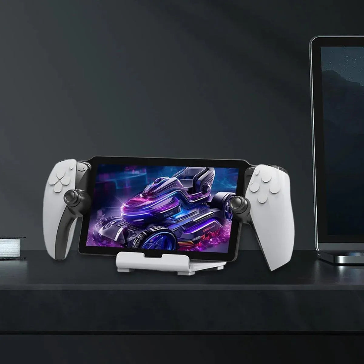 Handheld Device Desktop Stand Adjustable Dock for Switch Steam ROG Deck - Black