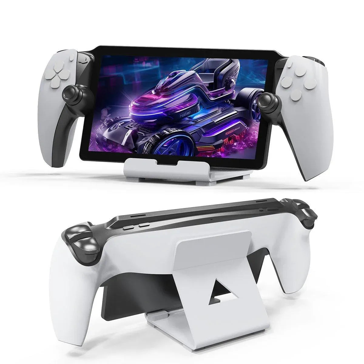 Handheld Device Desktop Stand Adjustable Dock for Switch Steam ROG Deck - Black
