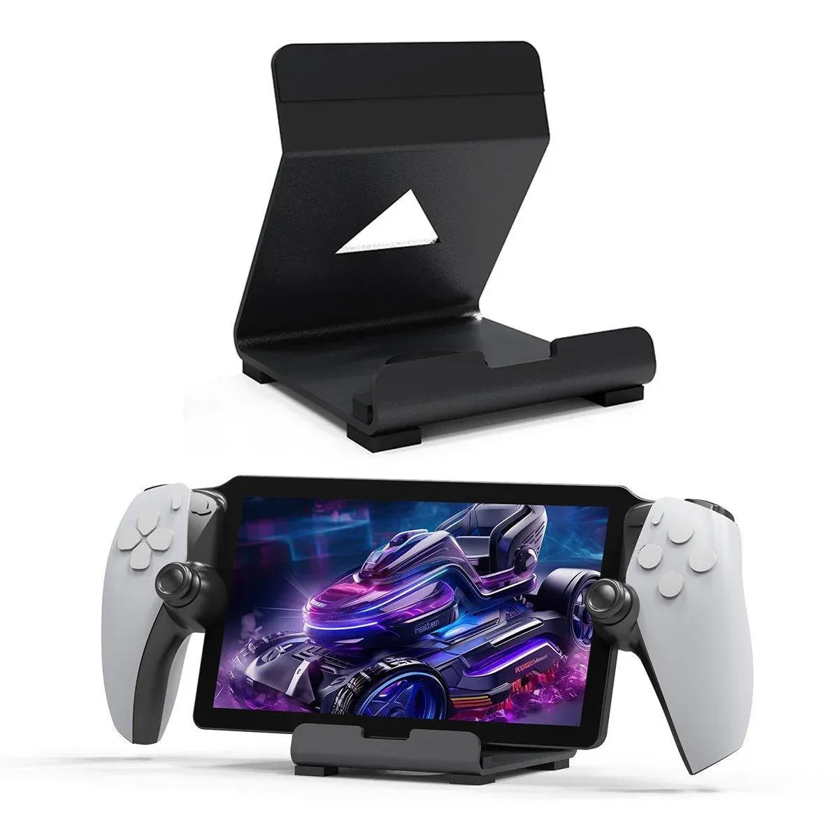 Handheld Device Desktop Stand Adjustable Dock for Switch Steam ROG Deck - Black