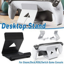 Handheld Device Desktop Stand Adjustable Dock for Switch Steam ROG Deck - Black