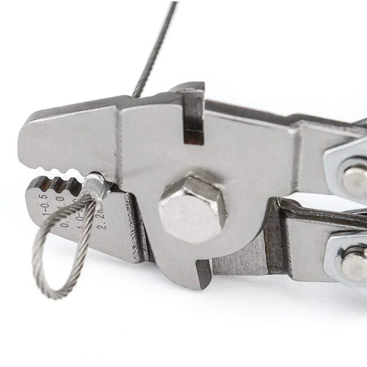 8-shaped Wire Rope Crimping Tool Pliers Swaging Swager Crimper Loop Sleeve