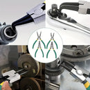 4 Piece Circlip Pliers Set 7 Inch Internal and External Straight and Bent Nose Tools