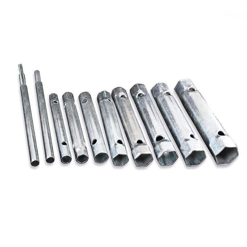 10PCS Spark Plug Wrench Set Hex Socket Spanner Tools for Bike Car and Home Use