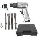 150mm Pneumatic Air Hammer Kit with 4 Chisels Heavy Duty Tool for Workshop Use