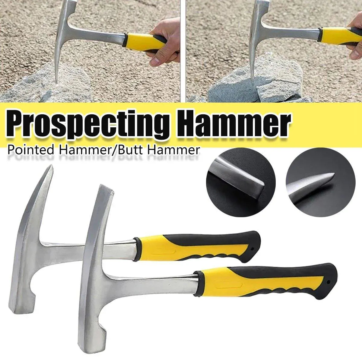 Geological Exploration Duck Bill Hammer Arrow Inspection Archaeological Tool - Pointed Hammer