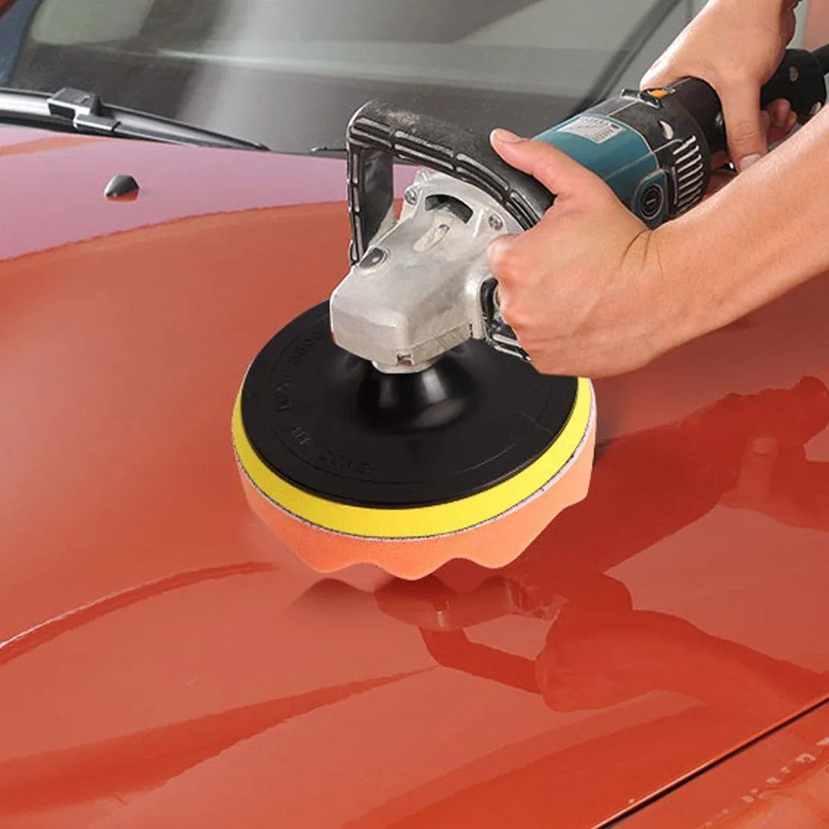 10x 150mm Sponge Polishing Pads 6Inch Waxing Buffing Set for Car Polisher Buffer
