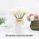 12pcs Artificial Dandelion Fake Flower Simulation Arrangement Desktop Decoration - Purple