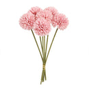 12pcs Artificial Dandelion Fake Flower Simulation Arrangement Desktop Decoration - White