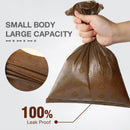 18Rolls / 270Bags Coffee Scented Disposable Pet Waste Bags Poop Bags Leak Proof