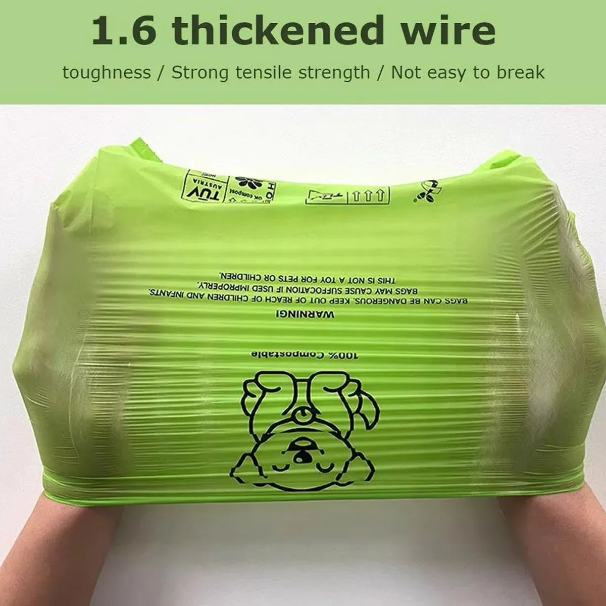 Portable Poop Picker Non Slip Handle Waste Bag Holder for Outdoor Cleaning Use