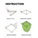 Portable Poop Picker Non Slip Handle Waste Bag Holder for Outdoor Cleaning Use