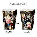 24 PCS Movie Night Snack Trays Popcorn Food Drink Holder Cinema Party Supplies - 24pcs-KY001 Sold separately