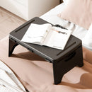 Portable Multifunctional Folding Table Lap Desk Lightweight Home Bedroom Use - Black