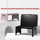 Portable Multifunctional Folding Table Lap Desk Lightweight Home Bedroom Use - Purple