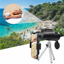 50x60 HD Monocular Telescope with Tripod and Phone Holder for Outdoor Travel